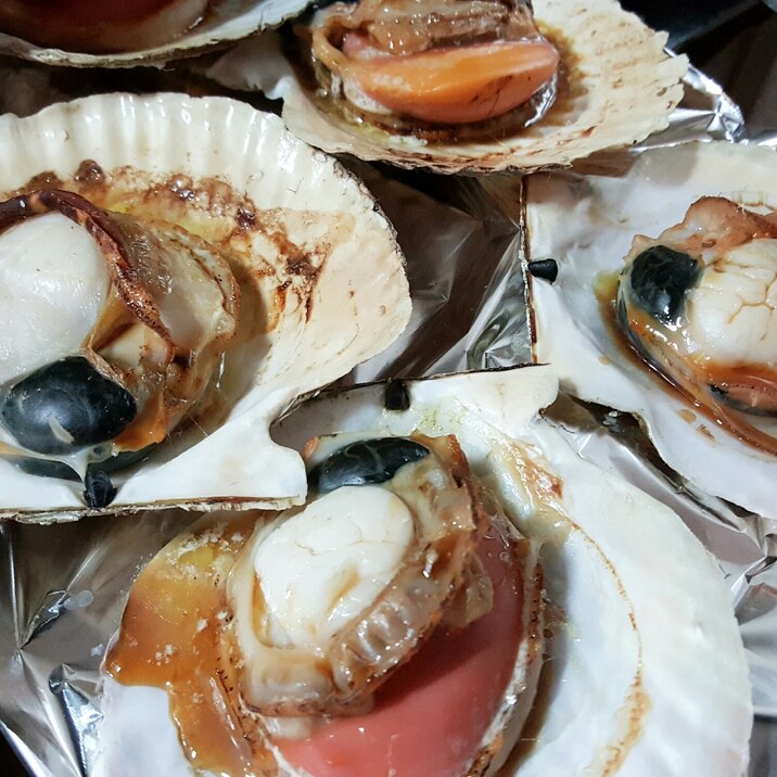 帆立のバター醤油焼き